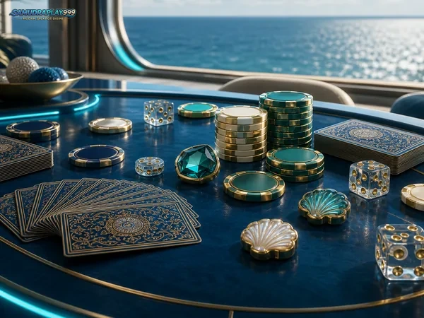 Meja virtual Single Deck Blackjack dengan nilai taruhan